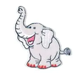 Geborduurde motieven Olifant